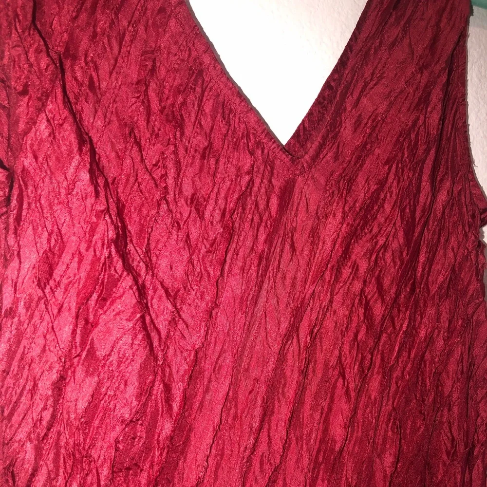 Vintage rose 100% silk dress - Picture 4 of 4